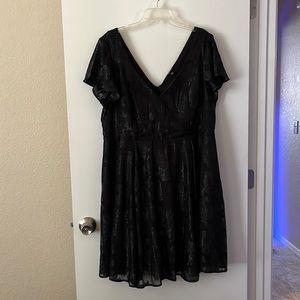 Black cocktail dress